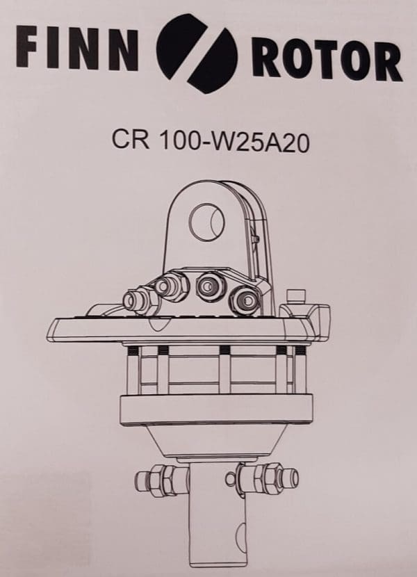 gr10 finn-rotor cr100 rotator 1,0 ton kts